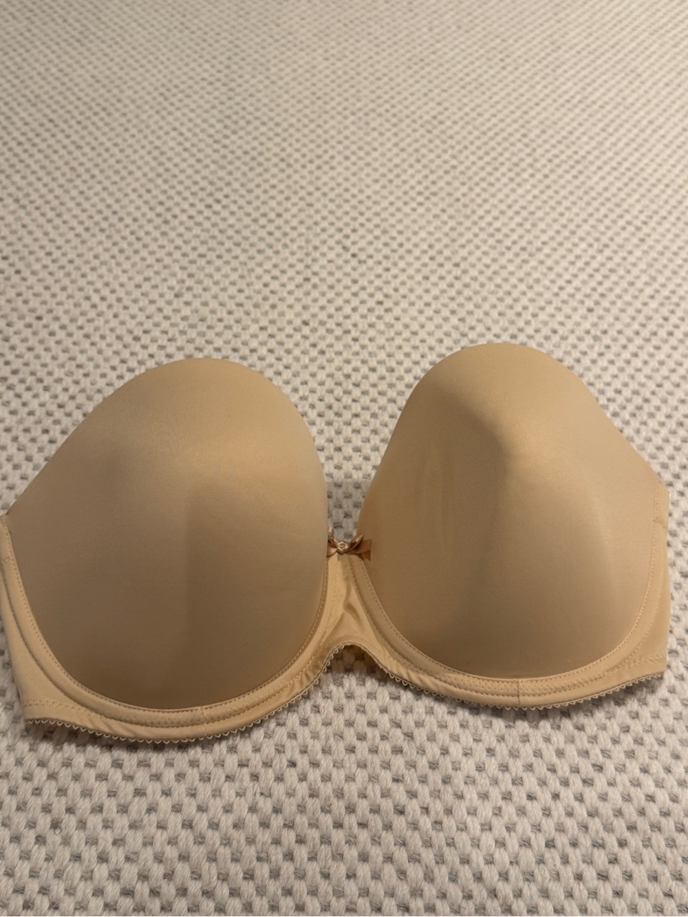 Freya Beige Strapless Molded T-Shirt Bra